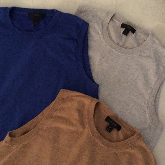 J. Crew Tops - J Crew. Three (3) Sleeveless tops. Size M